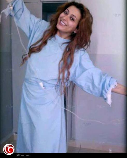 فرح يوسف في المستشفى