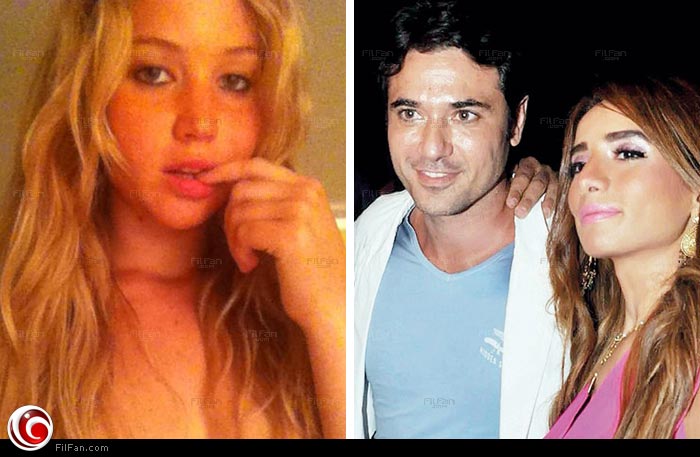 توأم زينة وأحمد عز وعري جينيفر لورانس من أبرز فضائح 2014 الفنية