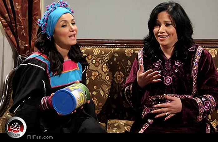 غادة عادل في المرحلة الأولى من مسلسل فرح العمدة