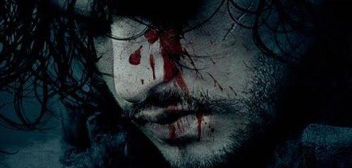 جون سنو على ملصق الموسم السادس