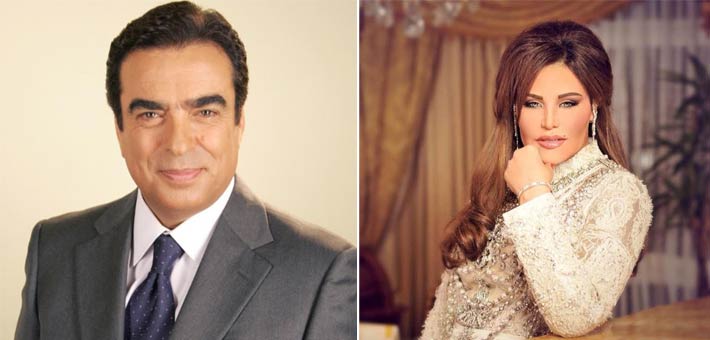 أحلام وجورج قرداحي