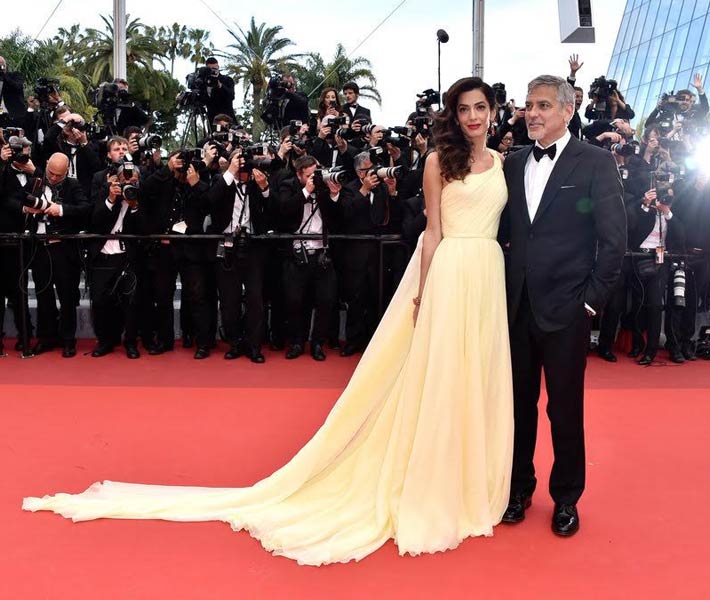 جورج كلوني وزوجته أمل علم الدين في مهرجان &quot;كان&quot;