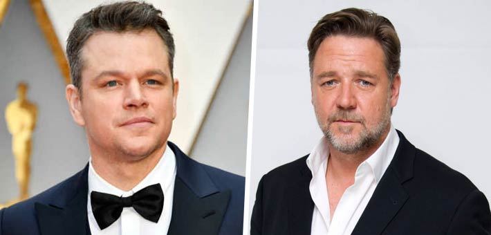 راسل كرو ومات ديمون