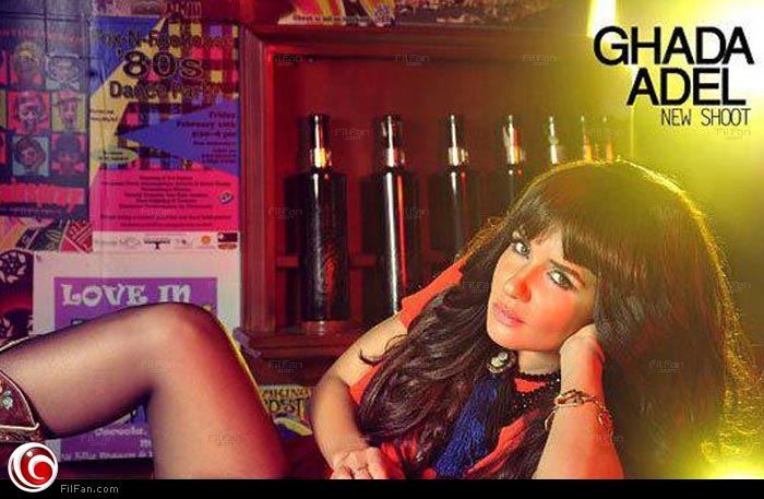 غادة عادل في جلسة تصويرها الجديدة