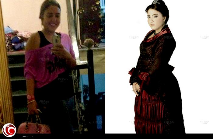 مي كساب قبل وبعد فقدانها للوزن الزائد