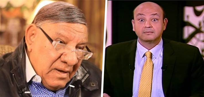 عمرو أديب ومفيد فوزي 