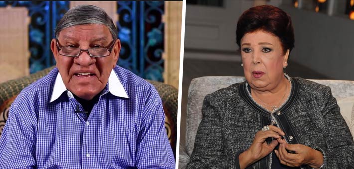 رجاء الجداوي ومفيد فوزي