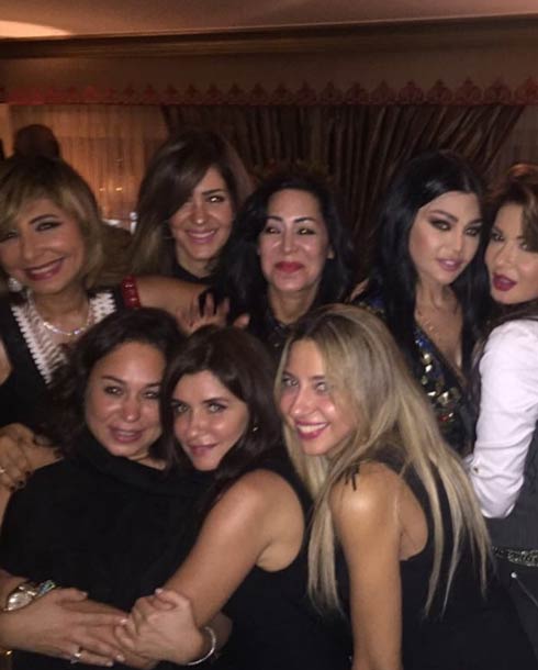 غادة عادل، هيفاء وهبي، لميس الحديدي، إنجي علي ونجلاء بدر