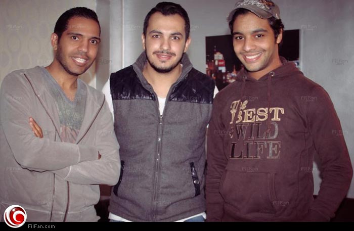 أحمد جمال مع أحمد إبراهيم ومحمد رفاعي