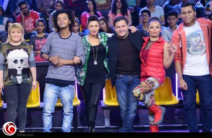 راندا البحيري مع &quot;أوكا&quot; و&quot;أورتيجا&quot; وإدوارد ونجلاء بدر ومها احمد في مفاجأة لليلة رأس السنة