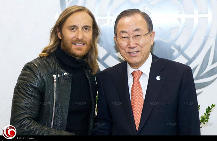 ديفيد جيتا مع بان كي مون