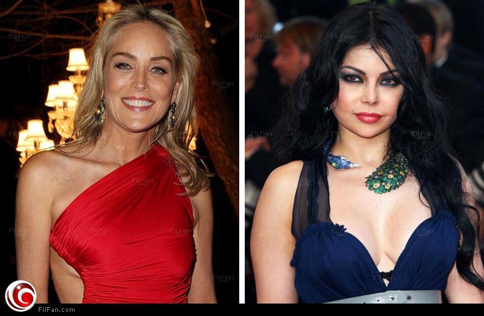 هيفاء وهبي وشارون ستون