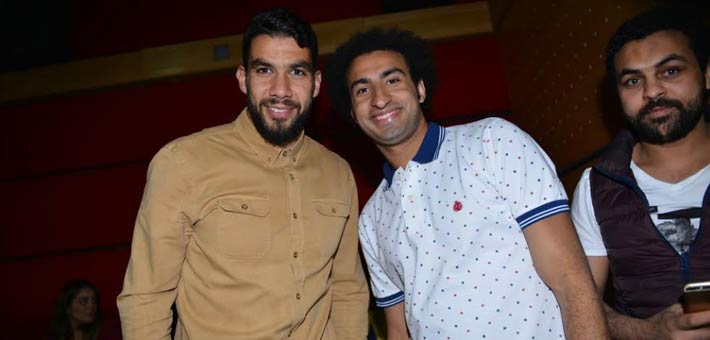 علي ربيع وشريف إكرامي في عرض حسن وبقلظ