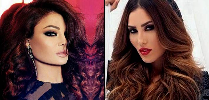 هيفاء وهبي وطاهرة 