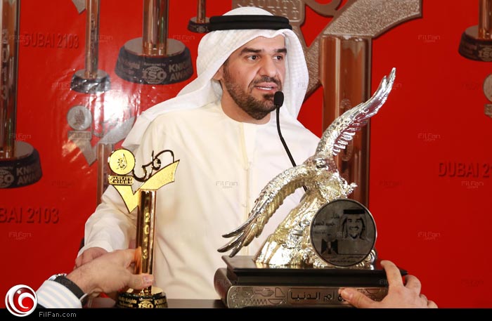 حسين الجسمي ودرعه