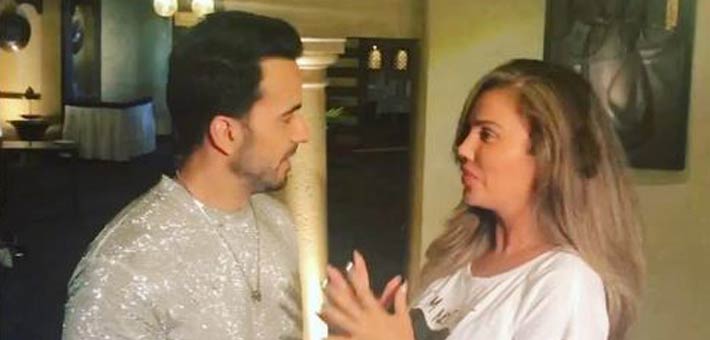 نيكول سابا تستقبل لويس فونسي