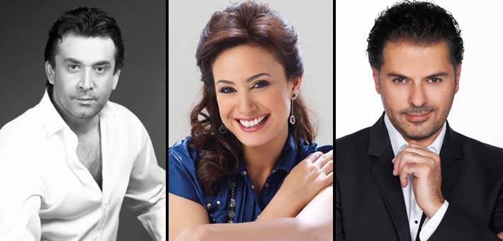 راغب علامة وهند صبري وكريم عبد العزيز