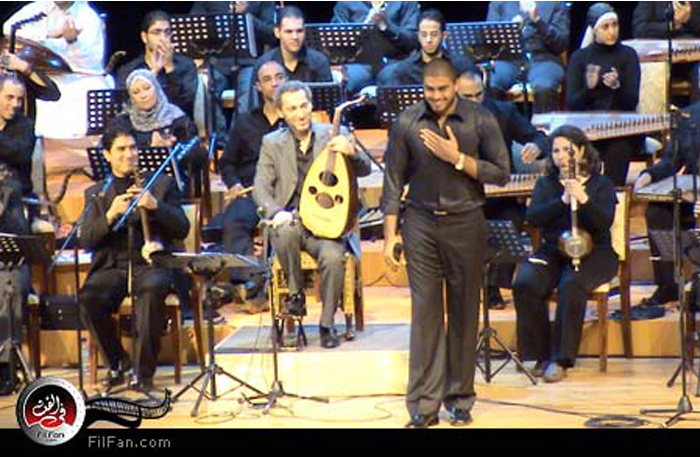 خالد سليم حرص على حضور حفل شمة رغم سفره