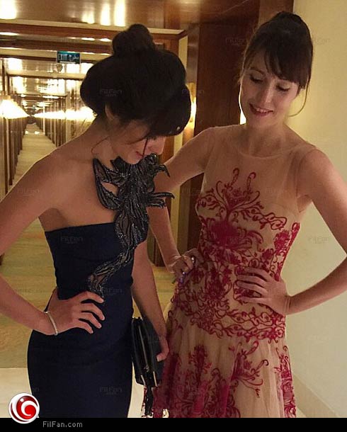 &quot;السلطانة خديجة&quot; و&quot;السلطانة ناهد دوران&quot; متأنقات قبل الذهاب لعرض الأزياء في الكويت