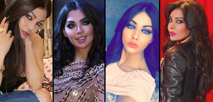 سارة وابتسام وقمر وهيفاء