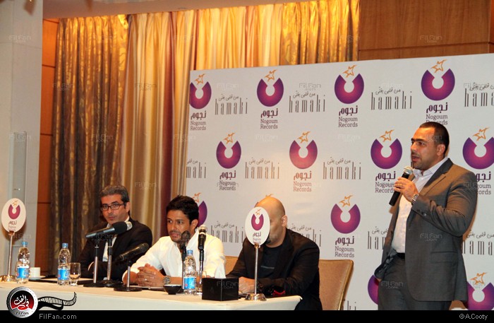 محمد حماقي أثناء المؤتمر