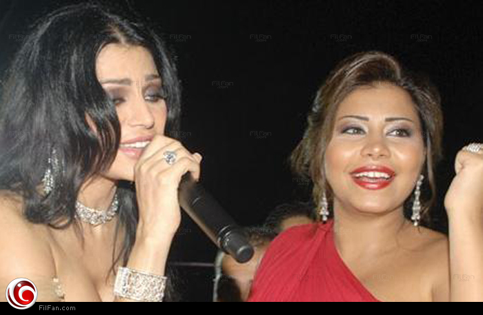 شيرين مع هيفاء وهبي