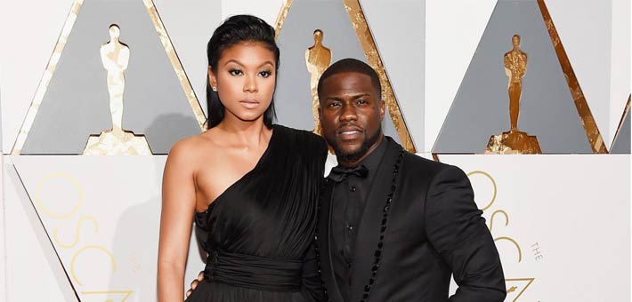 كيفن هارت وزوجته اينكو باريش