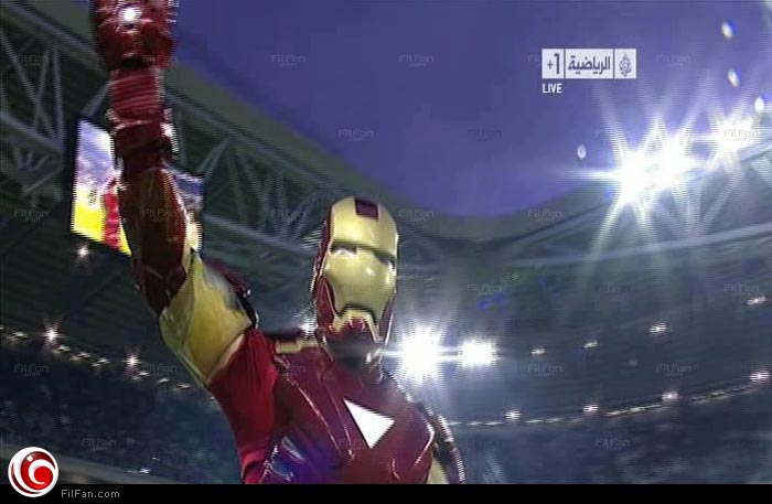 آيرون مان في ملعب اليوفنتوس