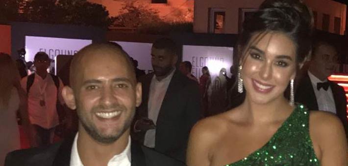 ياسمين صبري وشادي ألفونس في مهرجان الجونة