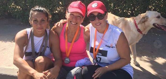 كندة علوش في ماراثون بالجونة