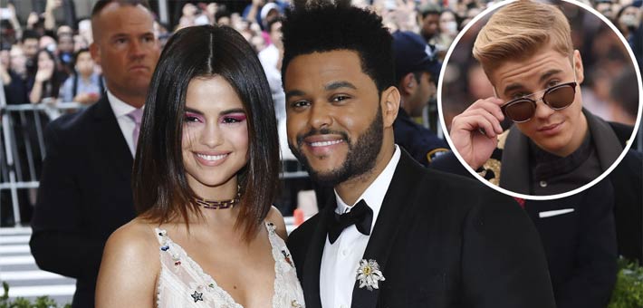 جستن بيبر وذا ويكند وسيلينا جوميز