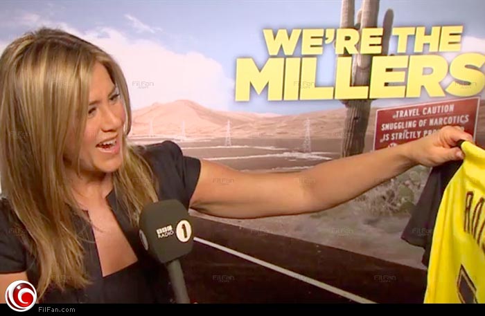 جينيفر أنستون وطاقم الفريق المفضل