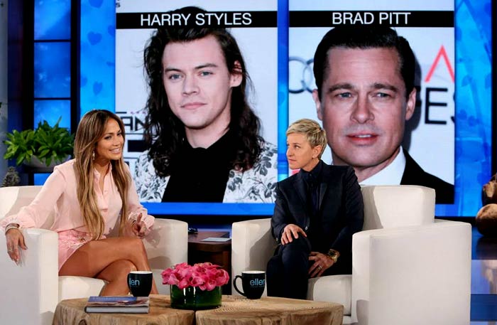 جينفر لوبيز في برنامج The Ellen Show