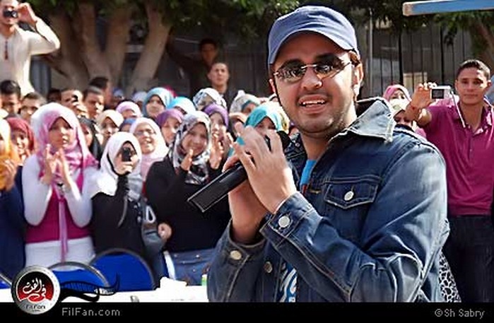 حاتم فهمي خلال الحفل