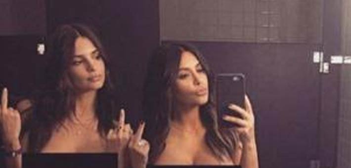 كيم كارداشيان وإيميلي راتاتجكاوسكي