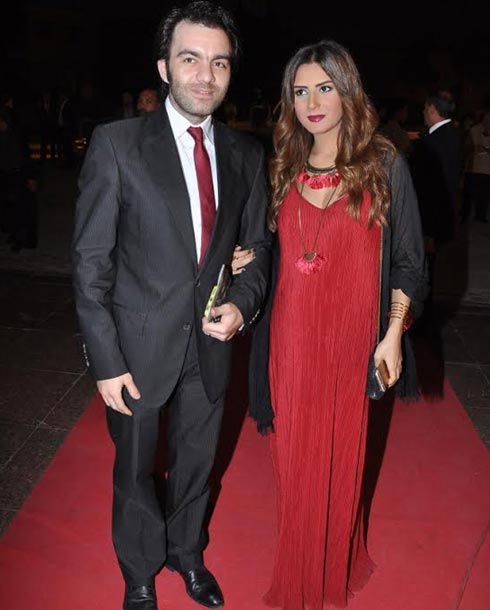 ريهام أيمن وزوجها شريف رمزي