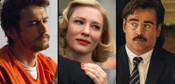 كولين فاريل وكيت بلانشيت وجيمس فرانكو