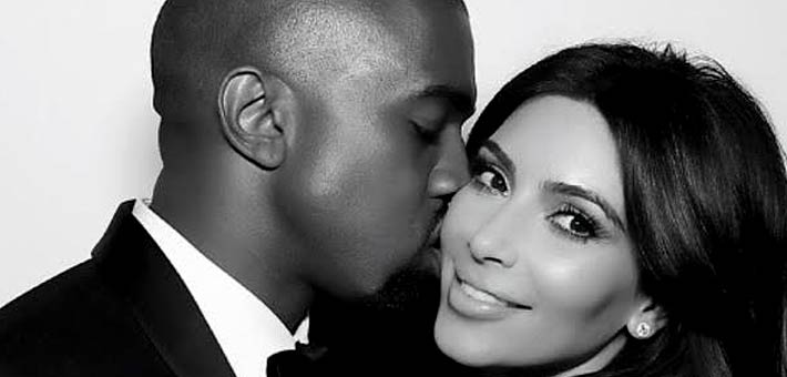 كيم كاردشيان وكاني ويست