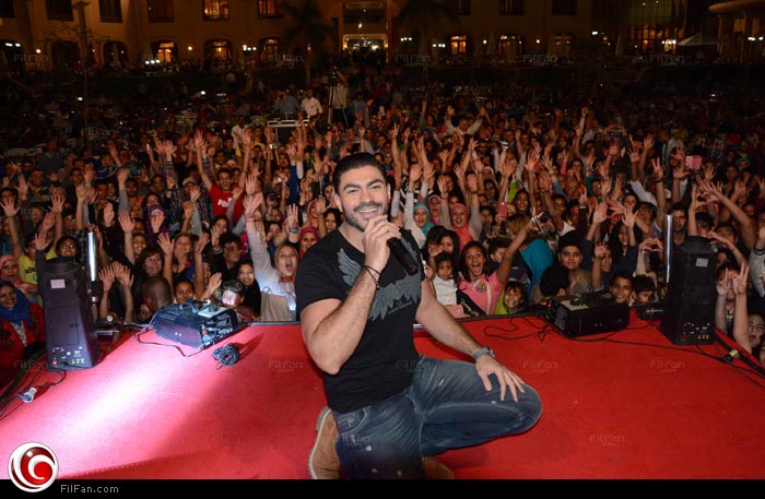 خالد سليم في الحفل