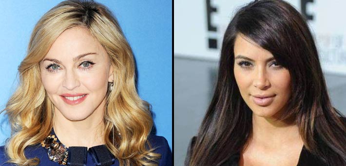 مادونا وكيم كاردشيان