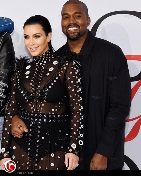 كيم كارديشان وزوجها كاني ويست