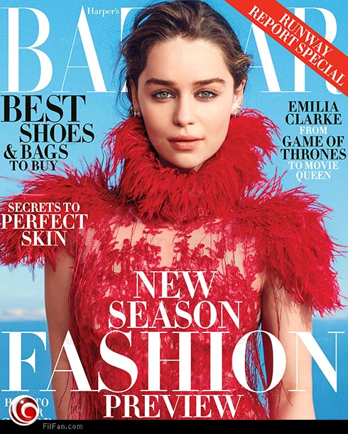 إميليا كلارك على غلاف مجلة Game Of Thrones
