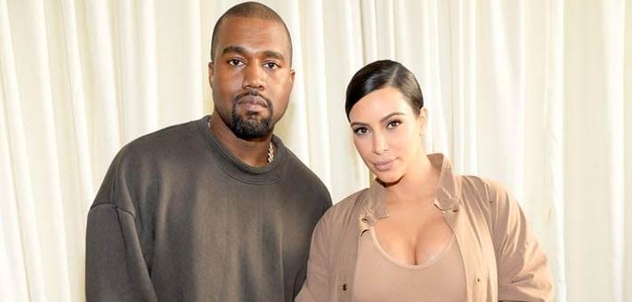 كيم كاردشيان مع زوجها كانيى ويست