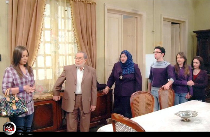 مشهد من مسلسل &quot;عائلة كرامة&quot;