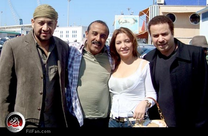 كاريا مع أبطال الفيلم