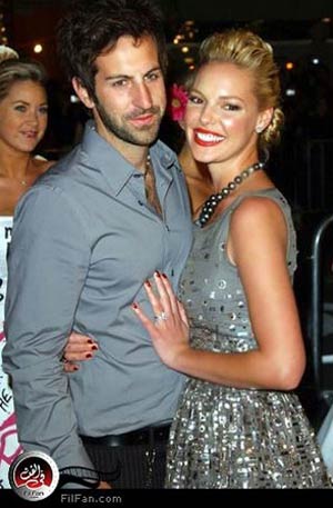 كاثرين هايجل وزوجها