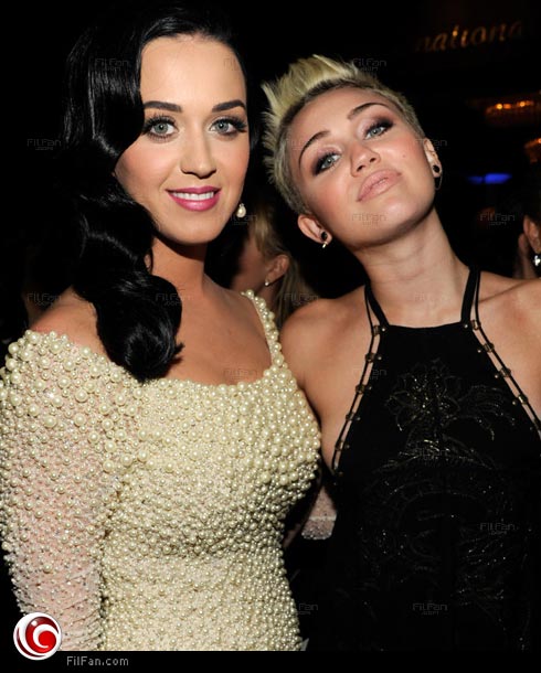 مايلي سايرس مع كاتي بيري