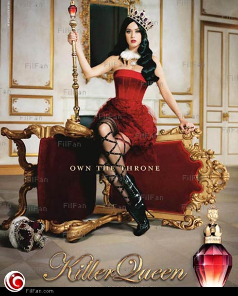 كاتي بيري في إعلان عطرها KILLER QUEEN