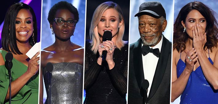 صورة حفل توزيع جوائز SAG من تصميم موقع ET 