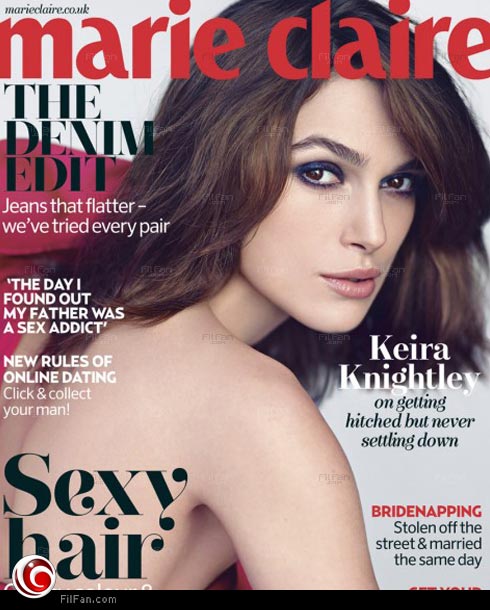 كيرا نايتلي على غلاف مجلة Marie Claire